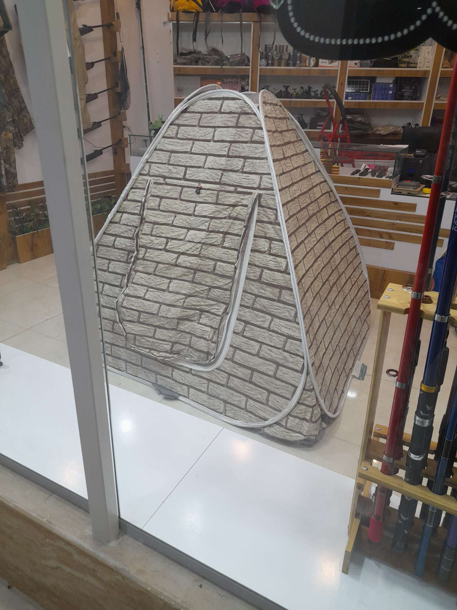 چادر مسافرتی طرح استتار و طبیعت ۱.۵ در ۱.۵ در ۱.۵