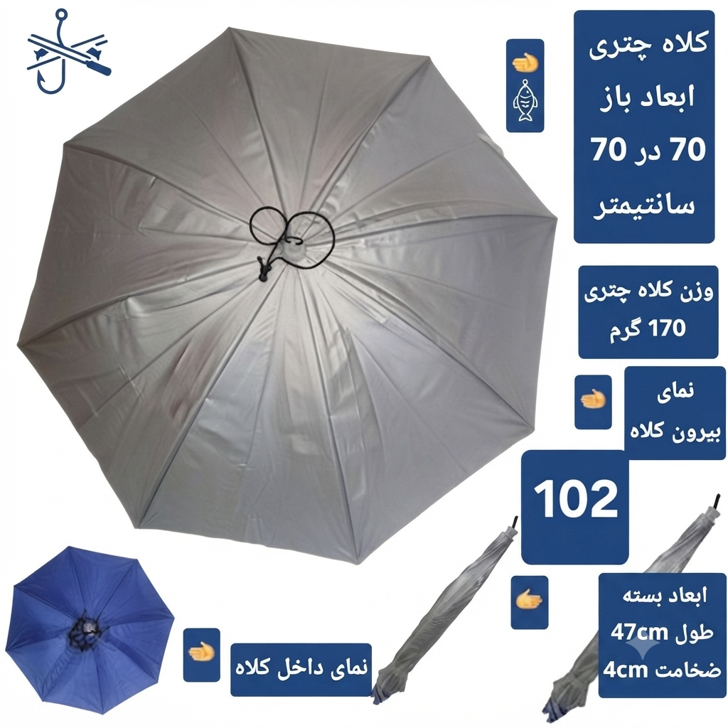 کلاه چتری ماهیگیری